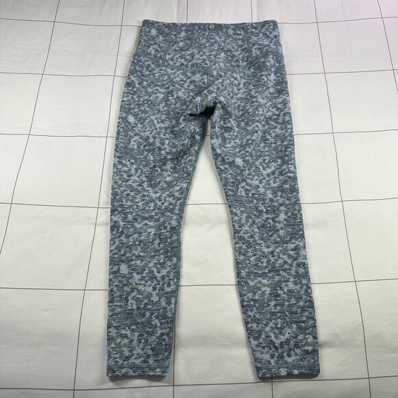 Athleta Leggings Womens Small Petite Blue Elation Textured 7/8 Meadow Snowfall - Picture 3 of 11
